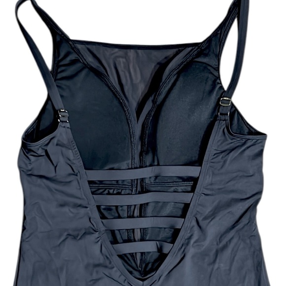 Bleu Rod Beattie Don’t Mesh With Me Plunge V Neckline One Piece - Picture 10 of 14